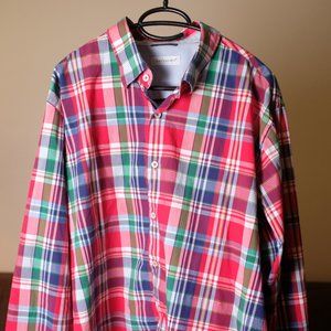 Alex Cannon Plaid Button Down Shirt -  XL
